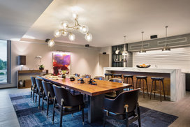 Our staff can help organize intimate events with private dining table open to the full catering kitchen.