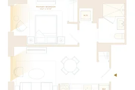 The Set 1 Bedroom Floorplan