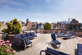 Enjoy unobstructed views from the rooftop terrace.