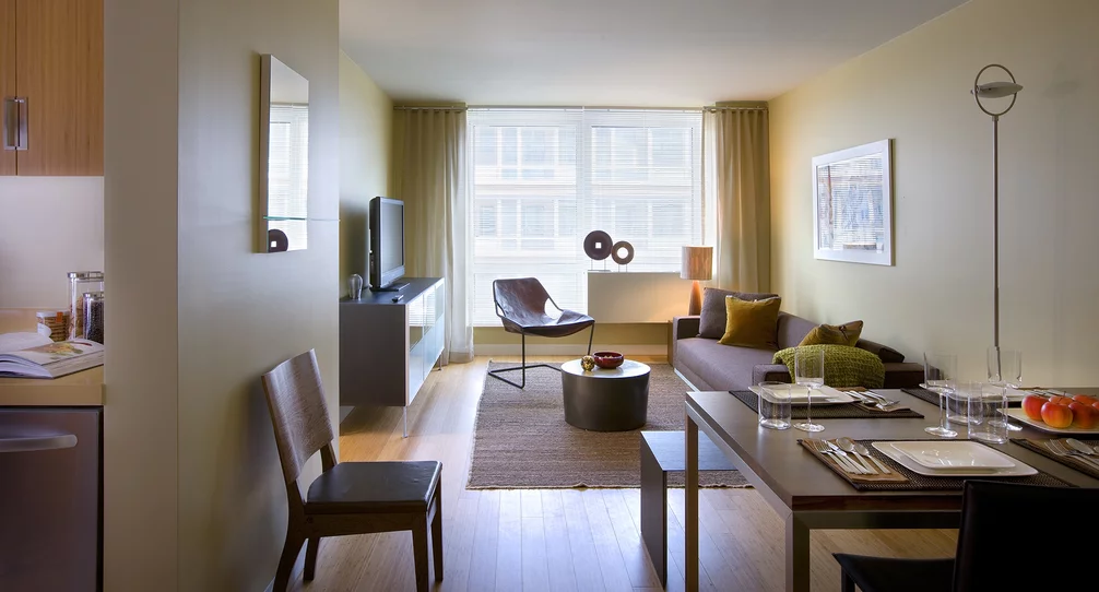 Minimalist luxury meets refreshing nature-inspired design for a calming, luxurious environment.