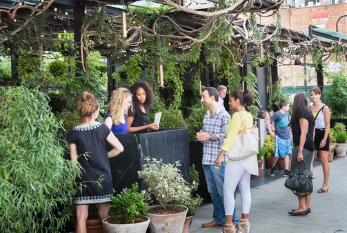 bars and restaurants