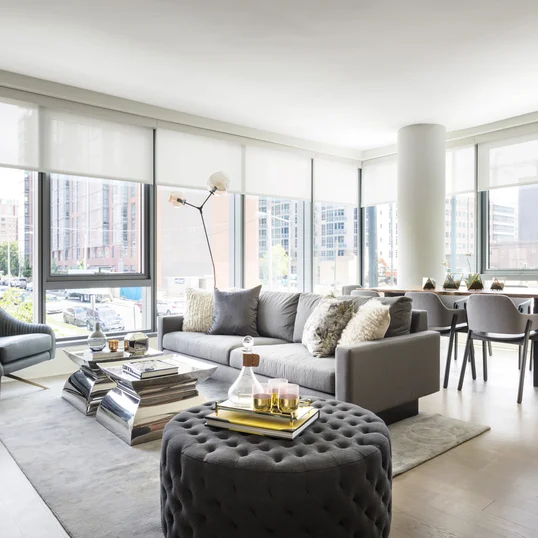 Custom bathrooms with imported Bianco Dolomite polished marble