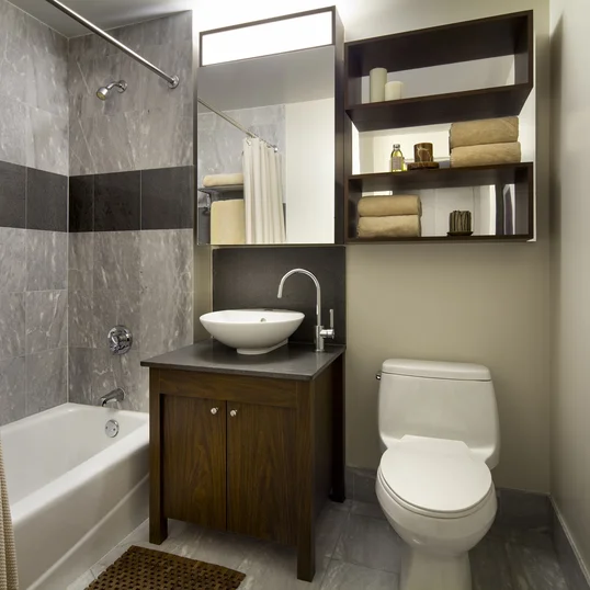 Custom bathrooms with stunning finishings.