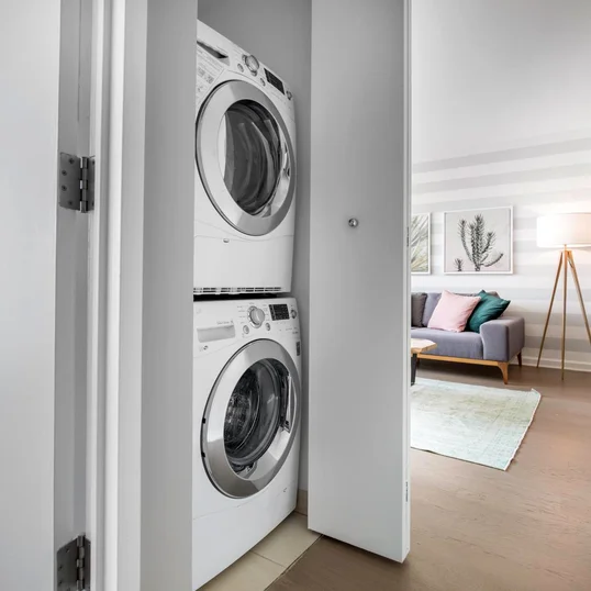 In-unit washer and dryer