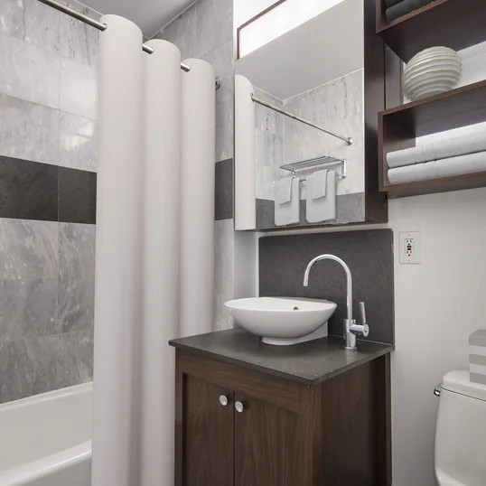 Custom bathrooms with stunning finishings.