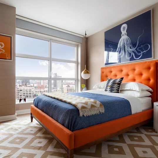 Open, light filled bedrooms offer ample space and storage.