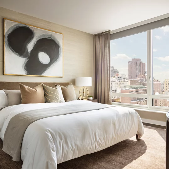 Expansive double-paned windows for maximum light, views, sound attenuation and energy efficiency.