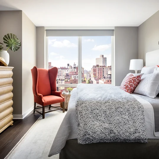 Large, open bedrooms with ample natural light.