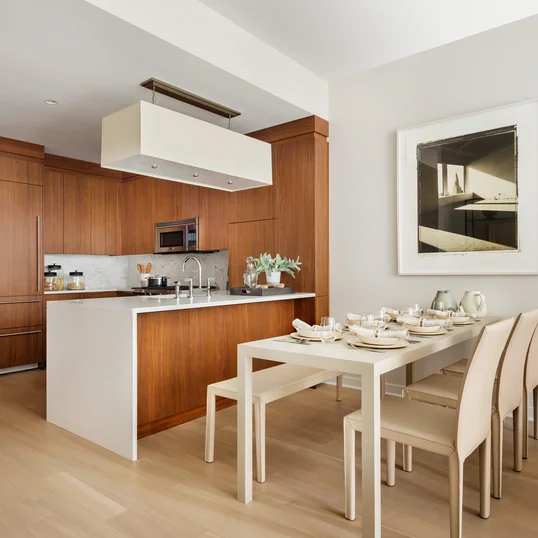 Large living and dining areas