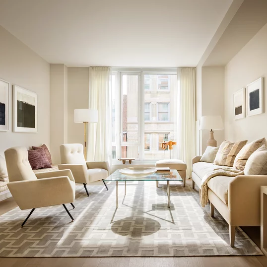 Expansive double paned windows