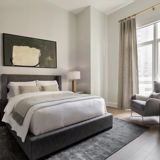 Extra bedrooms allows for extra beds or guest suite/home office.