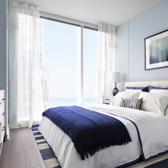 Second bedroom provides extra space and storage