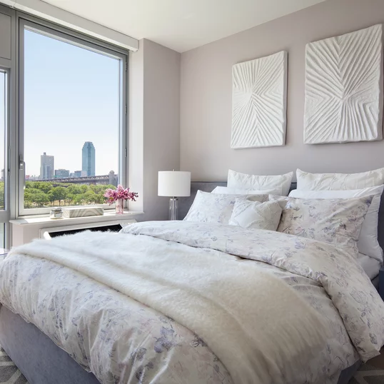 Bathe your custom designed apartment in natural light with floor-to-ceiling windows.