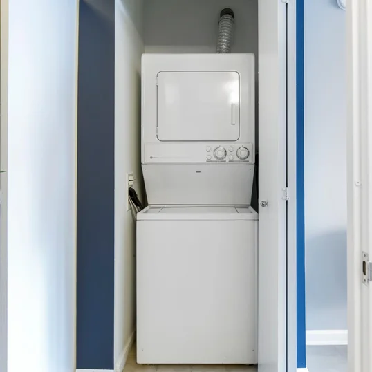 In-unit washer/dryer.