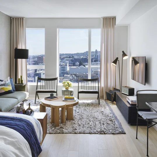 The open-plan designs create rich, inviting environments with floor to ceiling windows offering abundant natural light and picture-perfect views.