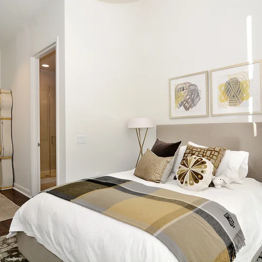 Third bedroom provides extra space and storage