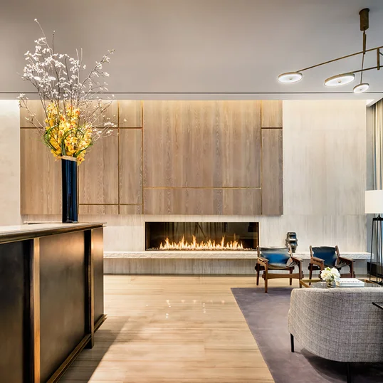 24-hour attended lobby and concierge 