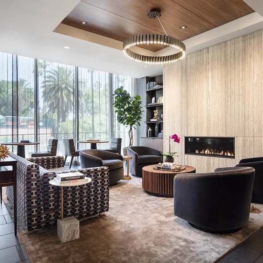 Library Lounge features two conference rooms, wifi, and complimentary coffee station.