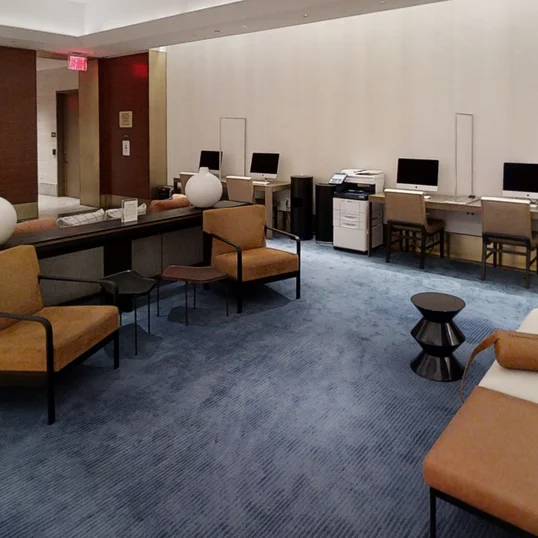 Fully equipped business center