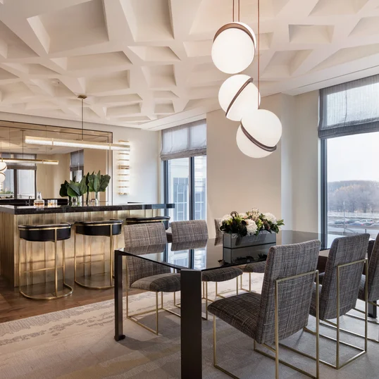 Private lounge for entertaining.