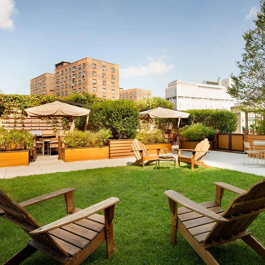 Find you inner peace as you stroll though the private garden.