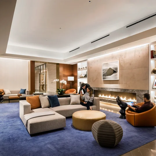 Library and lounge for quiet relaxation