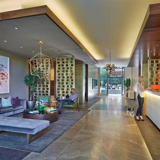 24/7 attended lobby.