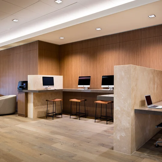 The Paramount business center is fully equipped.