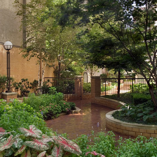 Beautiful outdoor spaces at The Strathmore. 