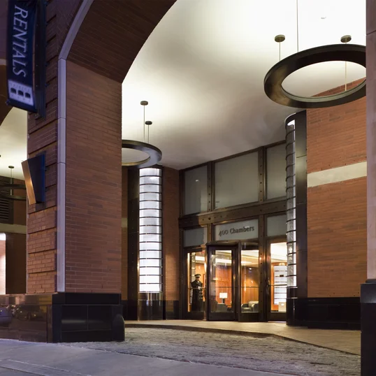 A private drive-through courtyard allows for easy, hassle-free drop-offs and pick-ups.