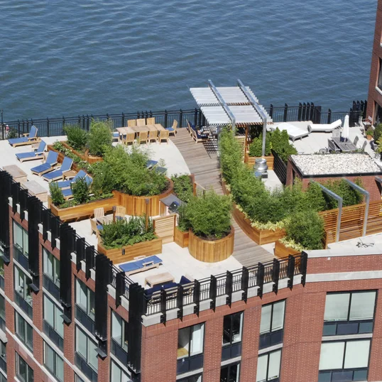 Take in spectacular waterfront views from the rooftop sun terrace.