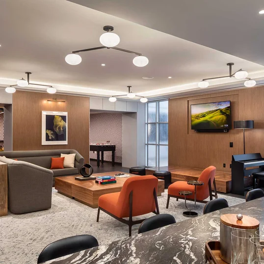 Residents-only lounge