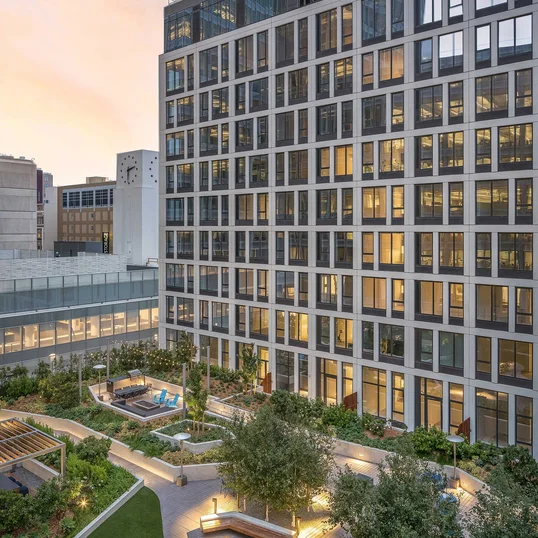 Fifteen Fifty’s 12,000-square-foot private park.