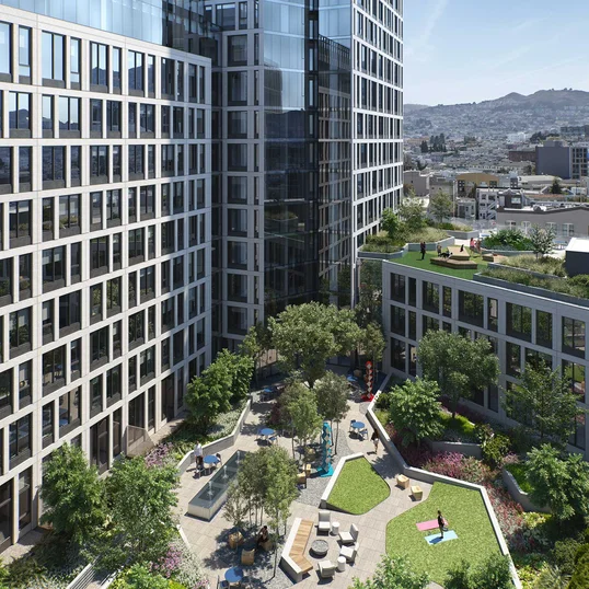 Fifteen Fifty’s 12,000-square-foot private park.