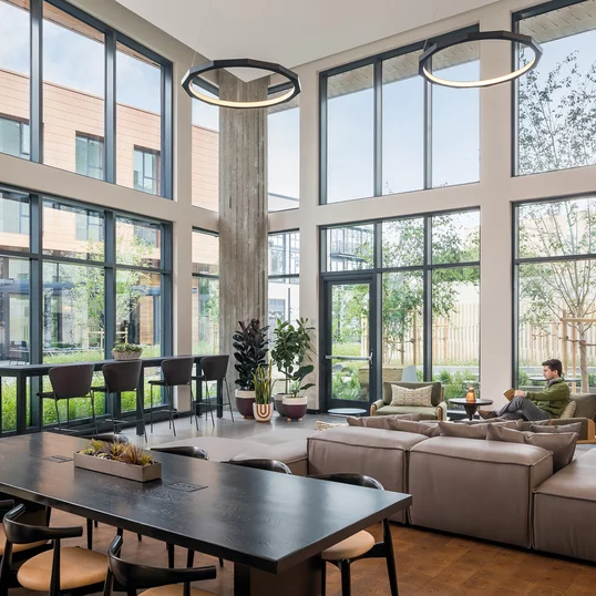 Mason Lounge with ping-pong table, shuffleboard and wet bar