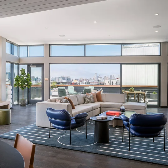 Sky Lounge with demonstration kitchen and private terrace