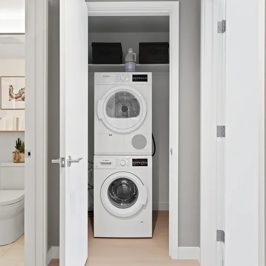 In-unit washer & dryer.